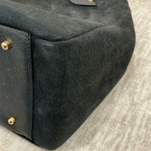 GUCCI VINTAGE Suede Handbag w/COA and Dustbag! - Picture 14 of 15